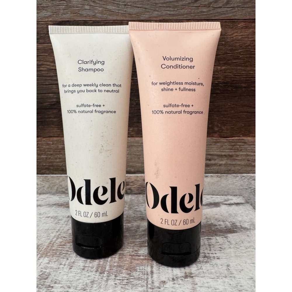 Odele Shampoo &‎ Conditioner Mini Travel Set – 2 oz / 60 ml Each
